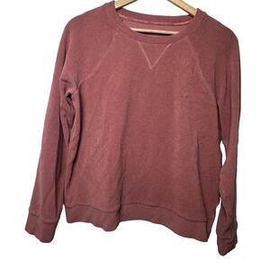 Marc New York Medium Ribbed Sweater Soft Cozy Pinkish Mauve Pullover